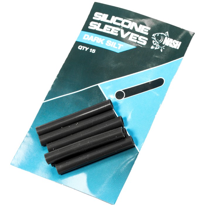 Nash Silicone Sleeves Dark Silt