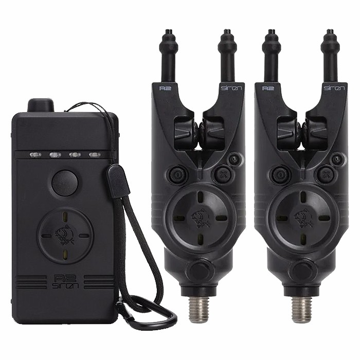 Nash Siren R2 2-Rod Fishing Bite Alarm Presentation Set