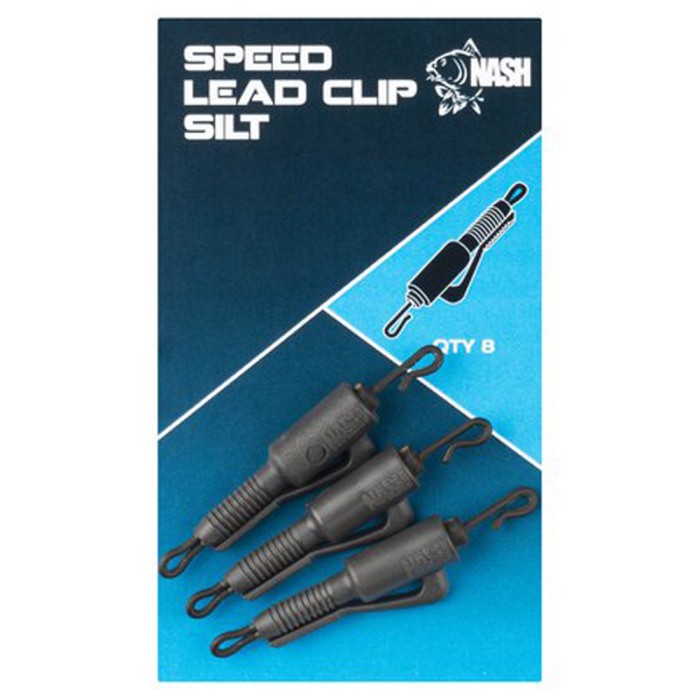 Nash Speed Fishing Lead Clip Dark Silt 2