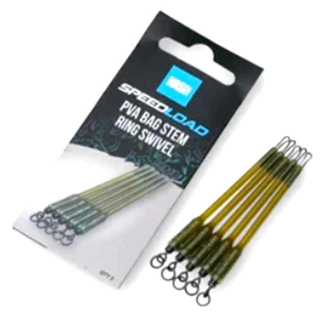 Nash Speedload PVA Bag Stem Ring Swivel