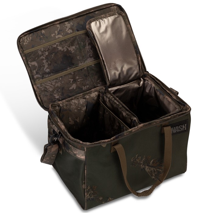 Nash Subterfuge Fishing Food Bag Open 2