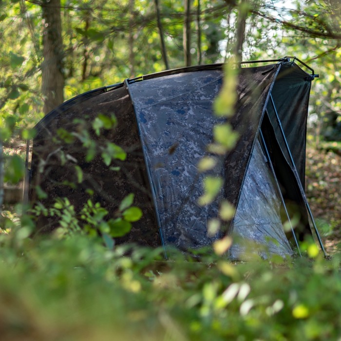 Nash Titan Camo Fishing Bivvies In Use 5