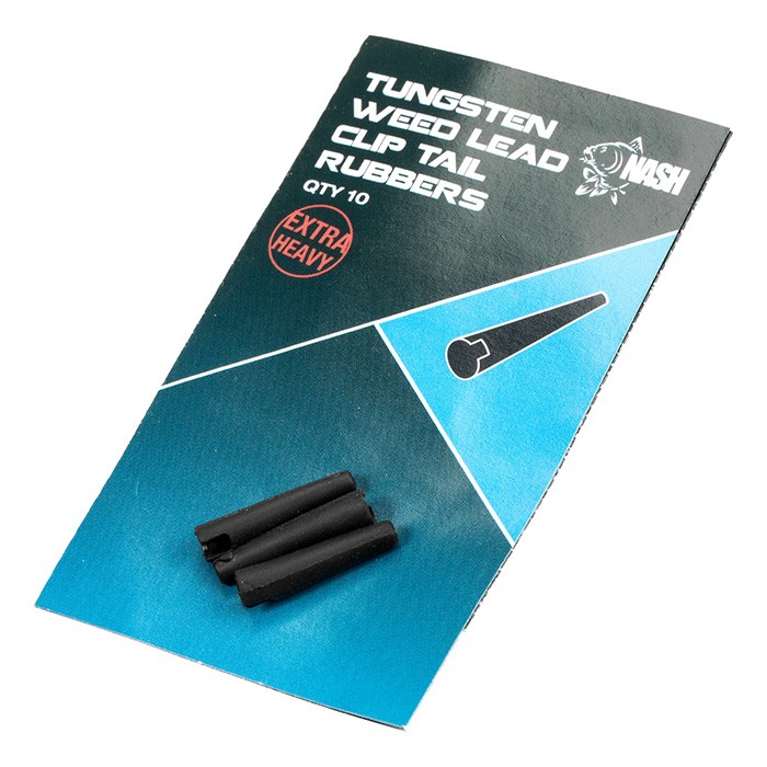 Nash Tungsten Weed Lead Clip Tail Rubber