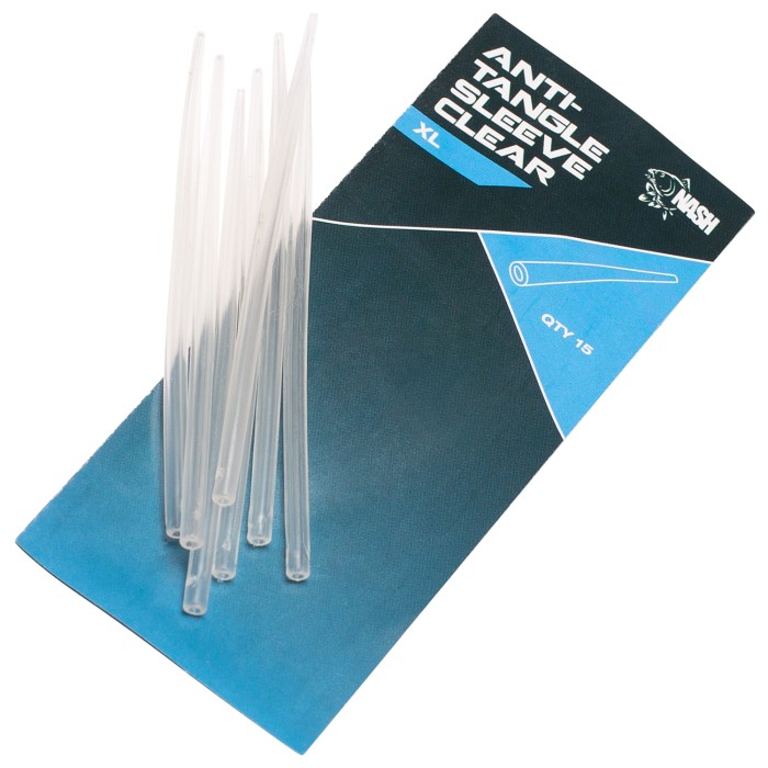 Nash XL Anti Tangle Sleeves Clear Packaging