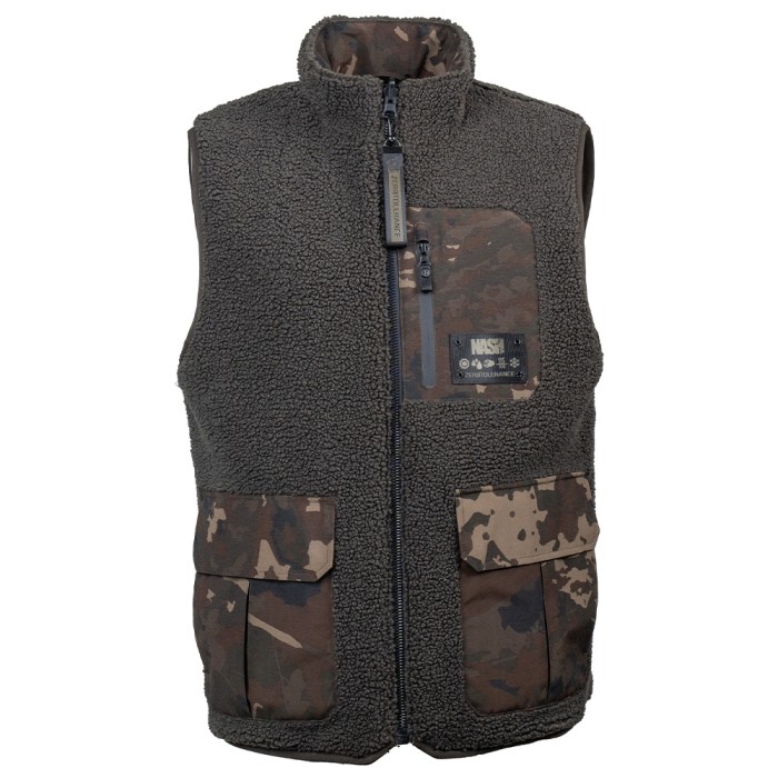 Nash ZT Sherpa Fleece Reversible Body Warmer 3