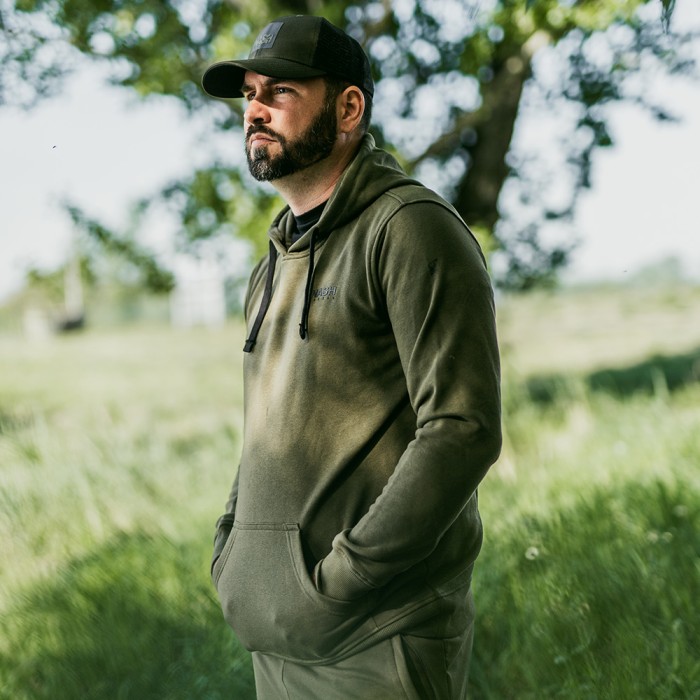 Nash Make It Happen Fish Logo Green Hoodie 2