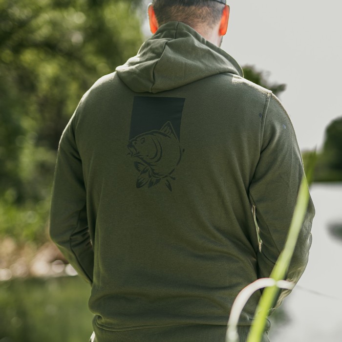 Nash Make It Happen Fish Logo Green Hoodie 4