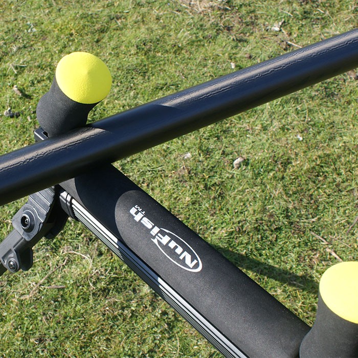 NuFish Taurus 600 Twin Pole Roller In Use Close Up In Use 1
