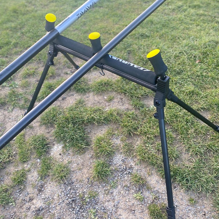 NuFish Taurus 600 Twin Pole Roller Close Up In Use 2