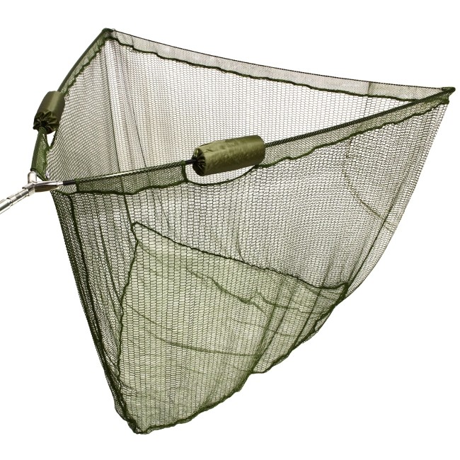 NGT Green Specimen Landing Net 42" with Dual Float System Inc Metal ‘V’ Block & Stink Bag