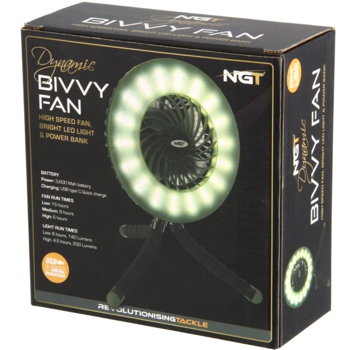 NGT Dynamic Fan + Light + Powerbank 4