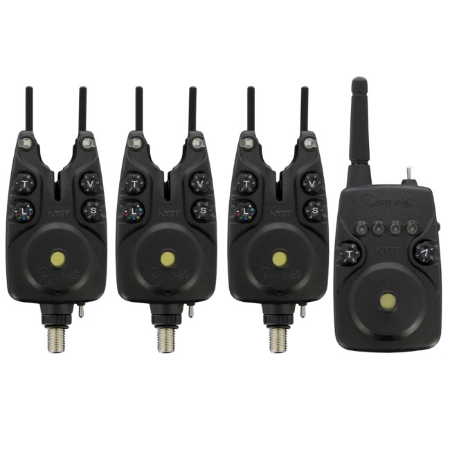 NGT Dynamic MK2 Wireless Bite Alarm Set 3+1