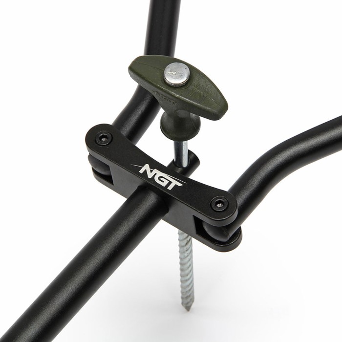 NGT Dynamic 3 Rod Compact Pod Fully Adjustable + Buzz Bars + Case 1