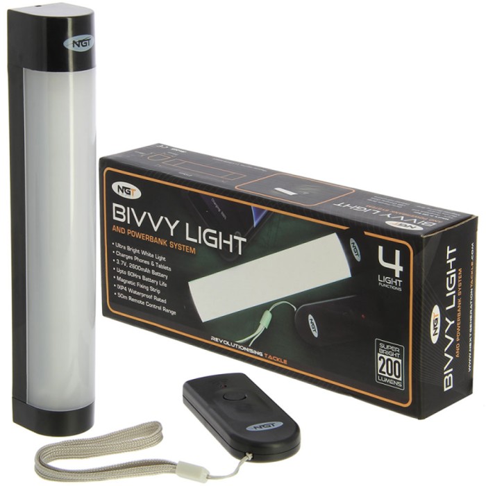NGT Large Bivvy Light Large & Powerbank System 1