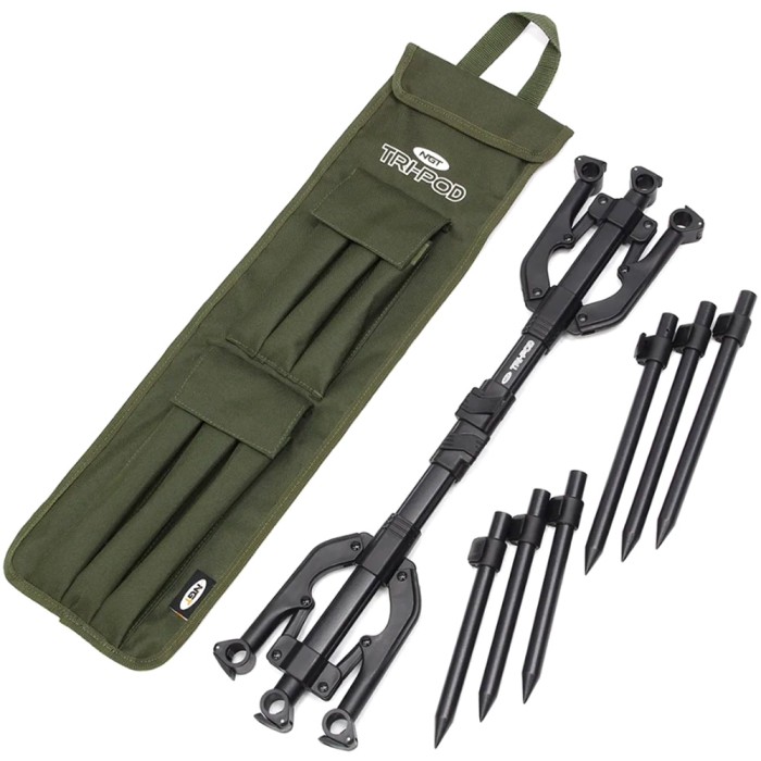 NGT Tri-Pod - 3 Rod Pod + Case 5