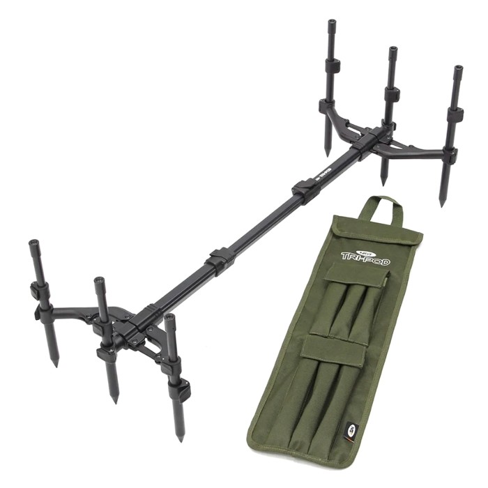 NGT Tri-Pod - 3 Rod Pod + Case