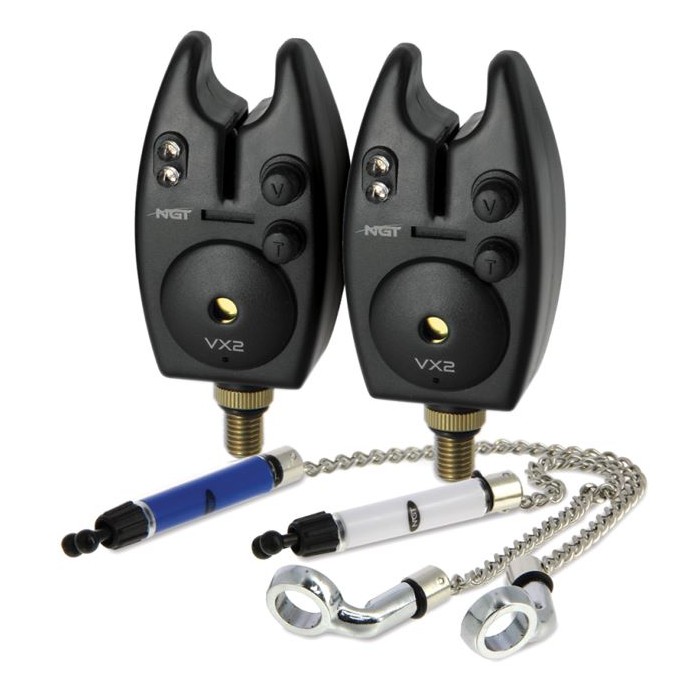 NGT VX2 Bite Alarm Set 2 Rod
