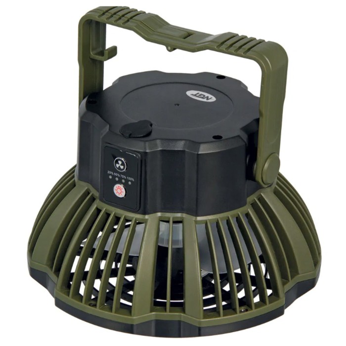 NGT XL Bivvy Fan 3 In 1 - Fan / LED Light / Powerbank