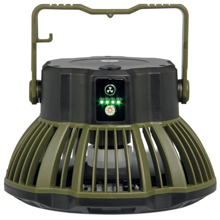 NGT XL Bivvy Fan 3 In 1 - Fan / LED Light / Powerbank