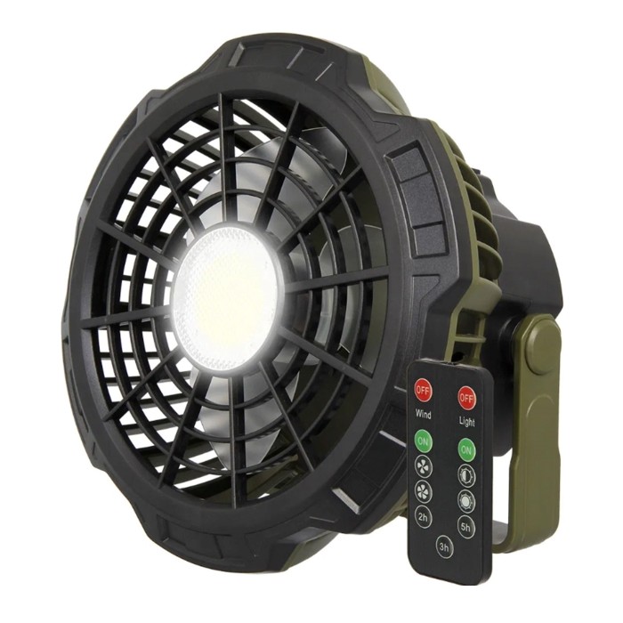 NGT XL Bivvy Fan 3 In 1 - Fan / LED Light / Powerbank