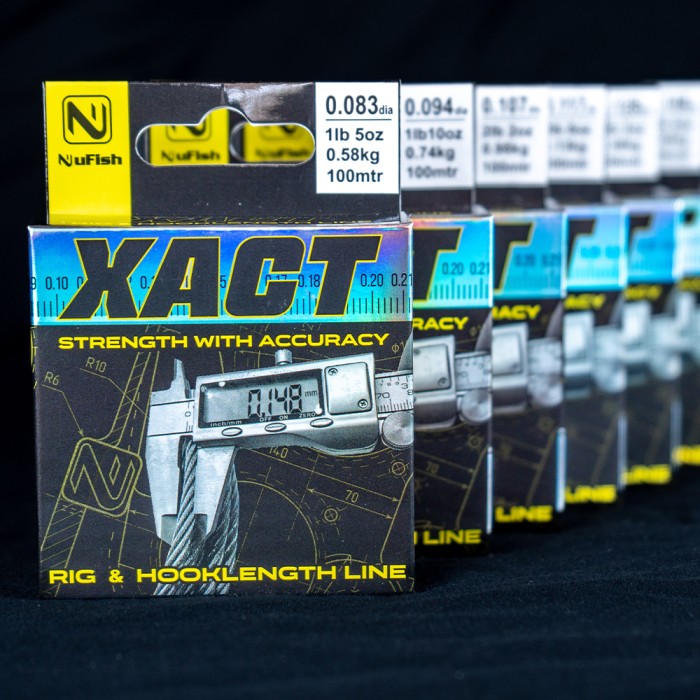 NuFish XACT Rig & Hooklength Line 100m 1
