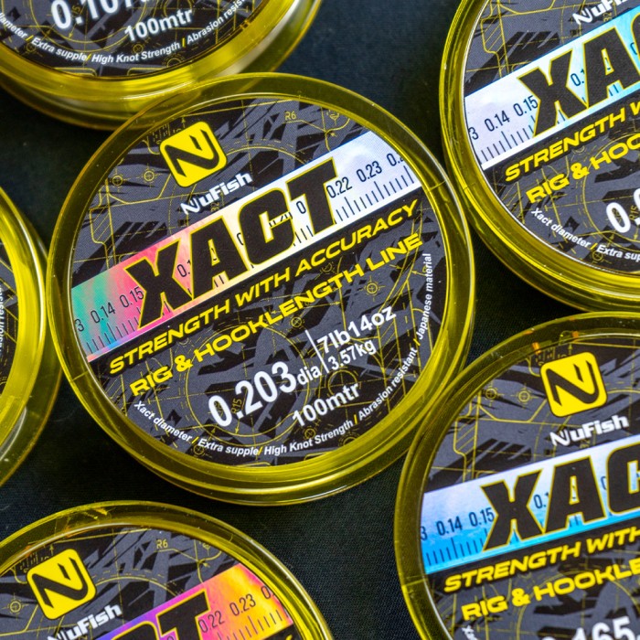NuFish XACT Rig & Hooklength Line 100m 2