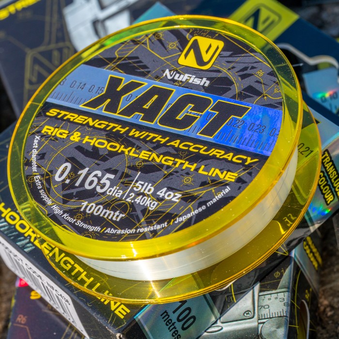 NuFish XACT Rig & Hooklength Line 100m 4