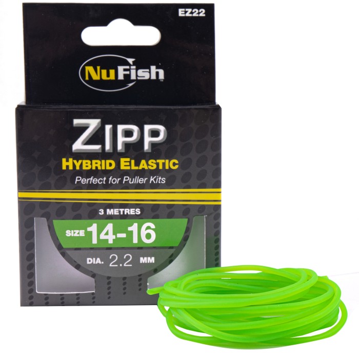 NuFish Zipp Hybrid Elastic 3m Green