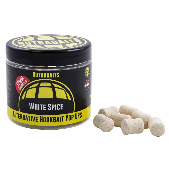 Nutrabaits White Spice Dumbells Pop Ups