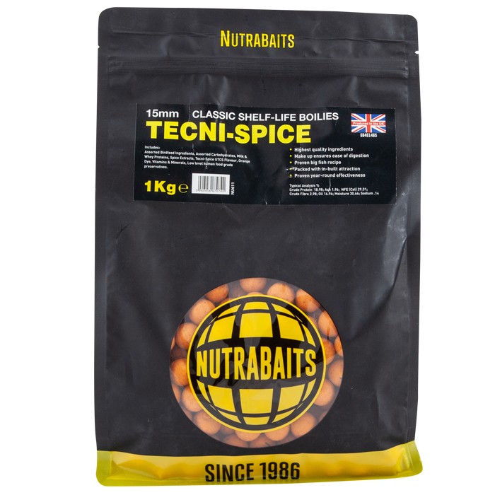 Nutrabaits Tecni-Spice Shelf-Life Boilies