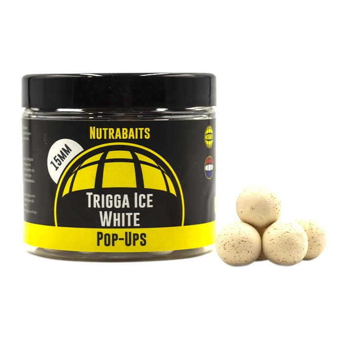 Nutrabaits Trigga Ice White Shelf Life Fishing Pop Ups