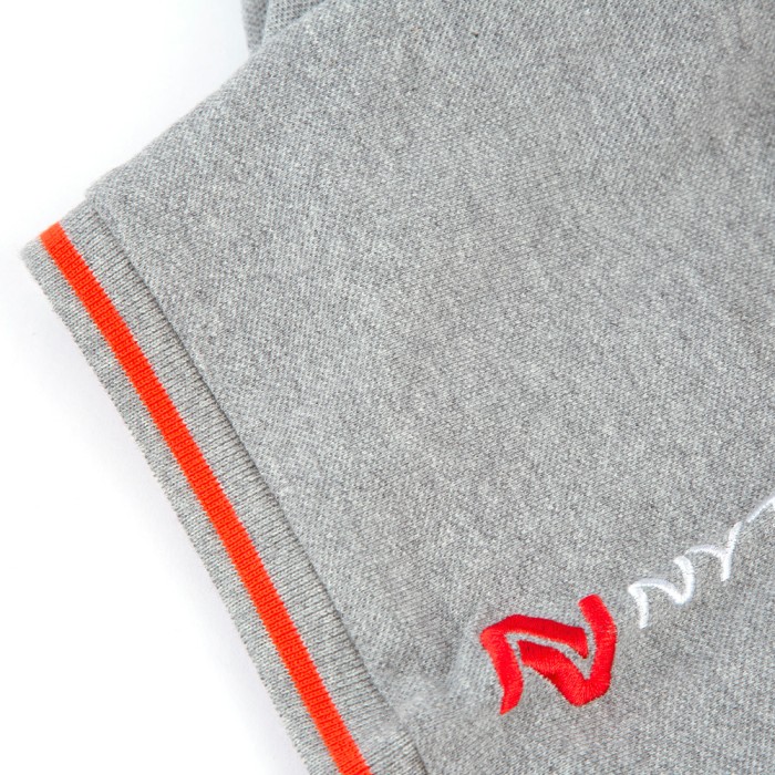Nytro Light Marl Grey Polo T-Shirt 4