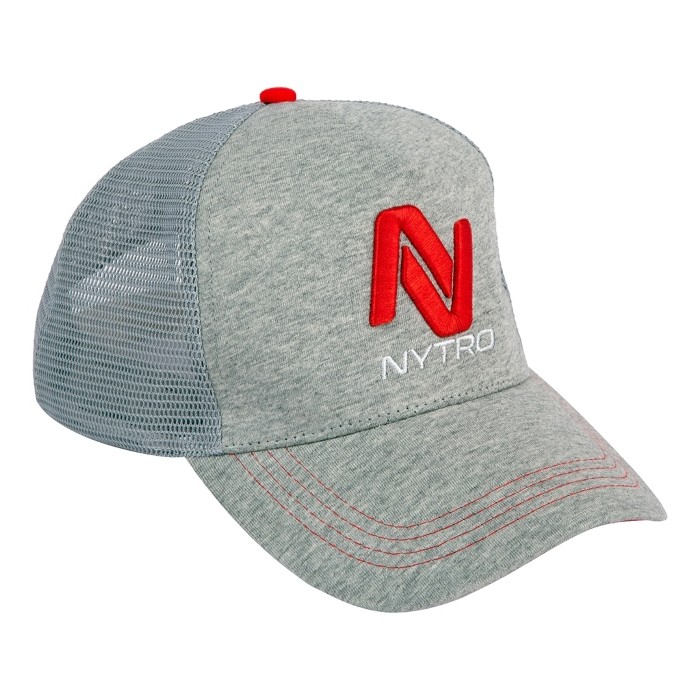 Nytro Light Marl Grey Trucker Cap