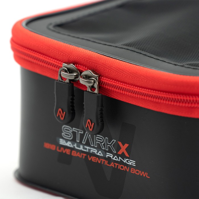 Nytro Starkx EVA Live Bait Ventilation Fishing Bowl Small Close Up Zips