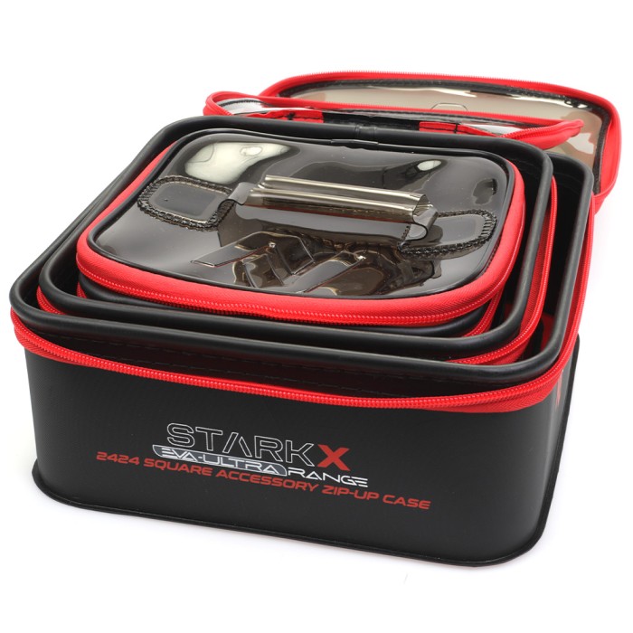 Nytro Starkx EVA Square Accessory Zip-Up Fishing Cases
