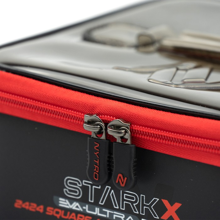 Nytro Starkx EVA Square Accessory Zip-Up Fishing Case Close Up