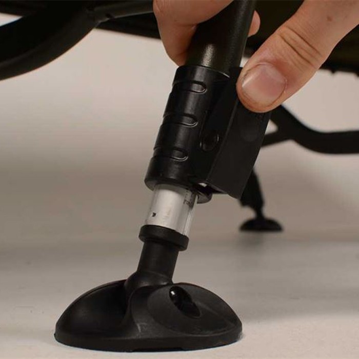 Solar SP C-Tech Standard Fishing Bedchair Close Up Foot