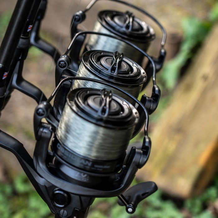 Okuma Obsidian Carp Reel In Use 1