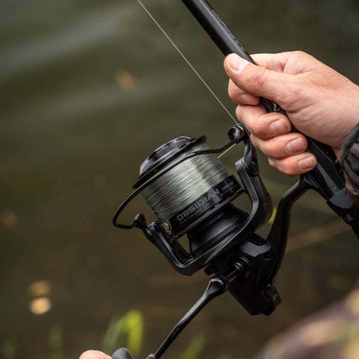 Okuma Obsidian Carp Reel In Use 2
