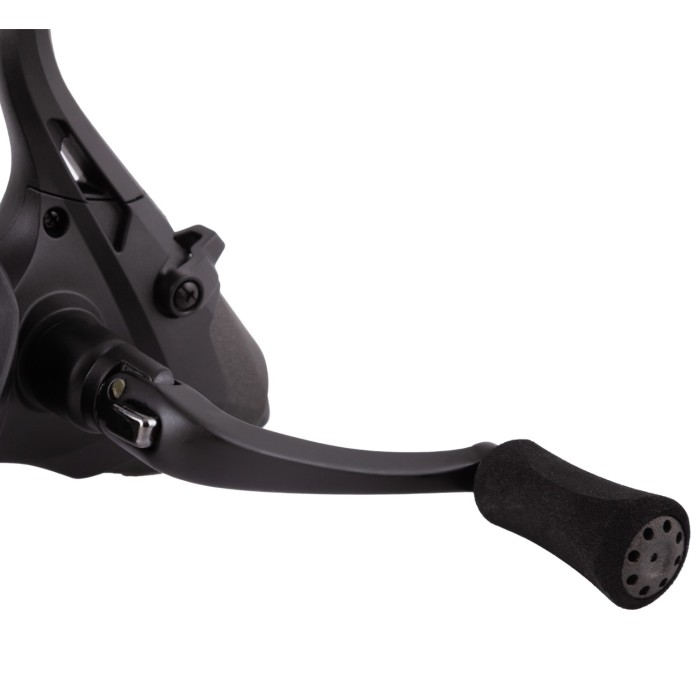 Okuma Carbonite Quick Folding Handle Reel Close Up 3