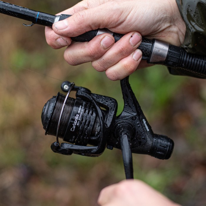 Okuma Carbonite Reel In Use  3
