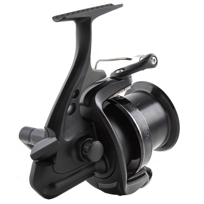 Okuma Custom Black Reel CB-80 Angled View