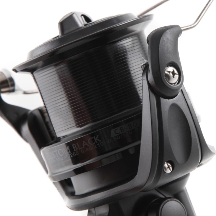 Okuma Custom Black Reel CB-80 Close Up 2