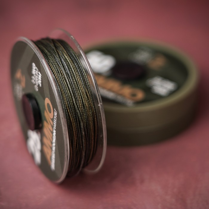 OMC AMMO Braided Hooklink 20m Close Up 2