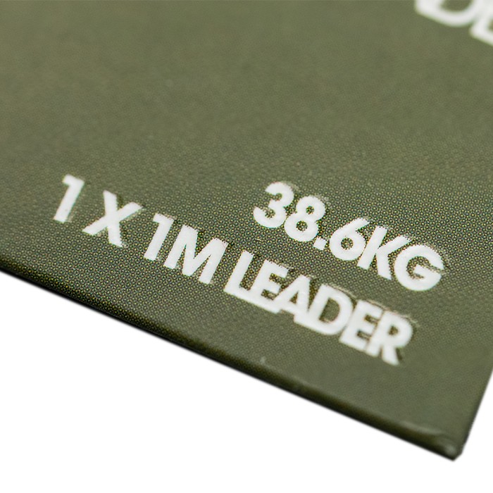 OMC Blend Big Beast Fuzed Kevlar Fishing Leader Close Up Details