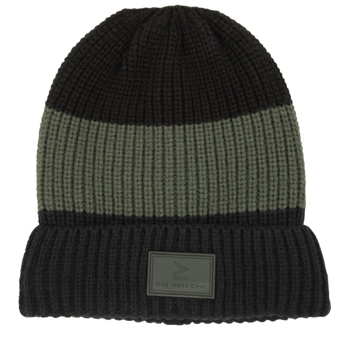 OMC Big Head Black Stripe Fishing Beanie 1
