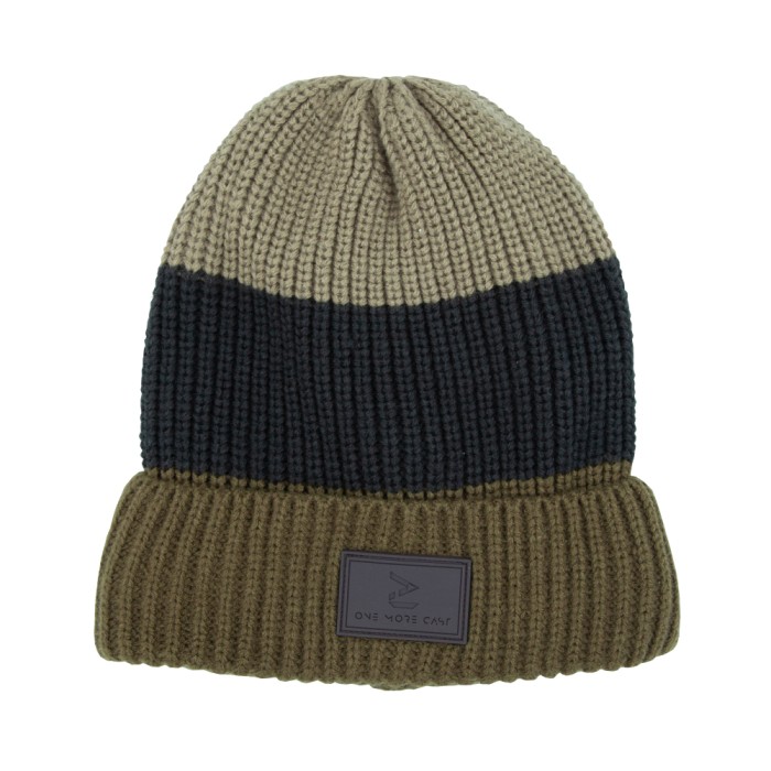 OMC Big Head Deep Green Fishing Beanie 1