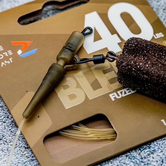OMC Blend Fuzed QC Fishing Leader Close Up 2