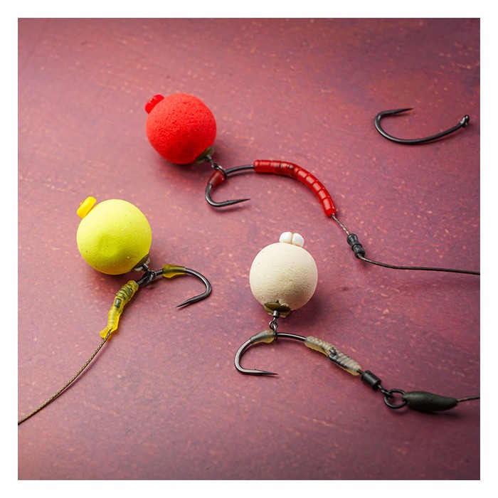 OMC Colne V Needle Point Curve Hooks Barbed In Use Example 1