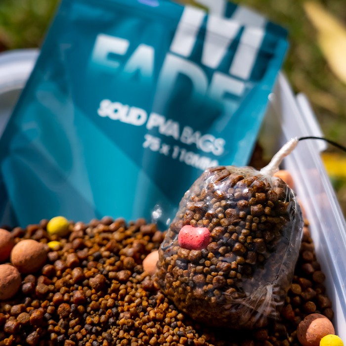 OMC Fade PVA Solid Fishing Bags Close Up 7